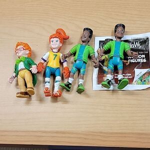 4 Burger King Kids Meal collectibles figures.